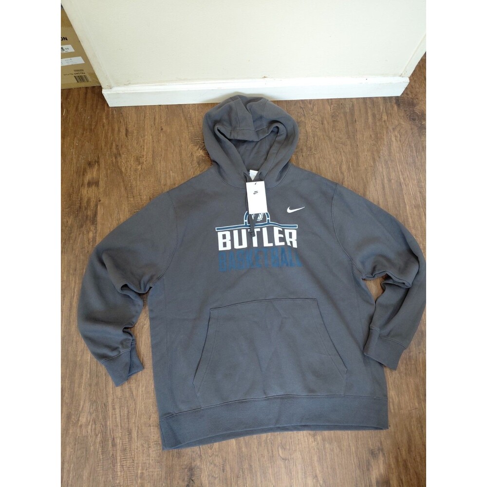 Butler Bulldogs Embroidered Hoodie Sweatshirt Size Xl Gray NWT